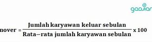 Turnover Rate Bulanan Artinya Dalam Bahasa Indonesia